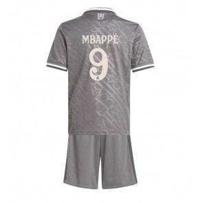 Real Madrid Kylian Mbappe #9 Tredje Kläder Barn 2024-25 Kortärmad (+ Korta byxor)